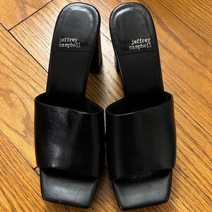 Jeffrey Campbell Black Mules